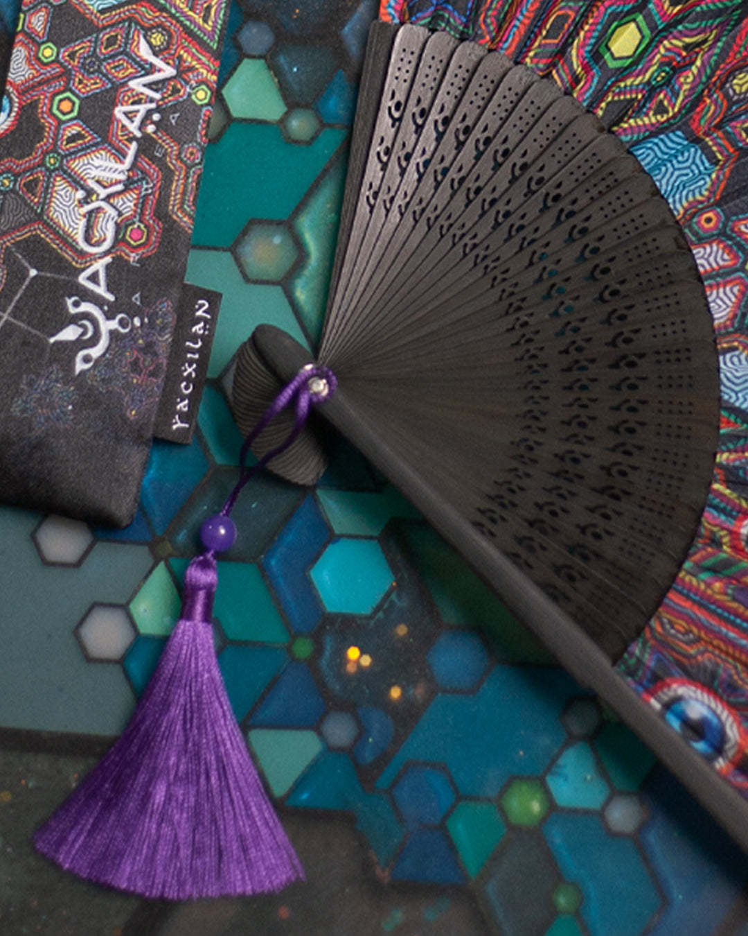 Hand Fan / Bamboo - CORALBLAST
